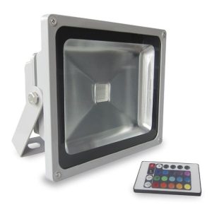 Proyector LED RGB 30W con mando