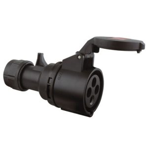 CEE 16A hembra negro 4 polos