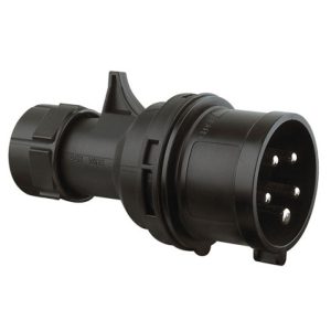 Cee 16a macho 5p negro